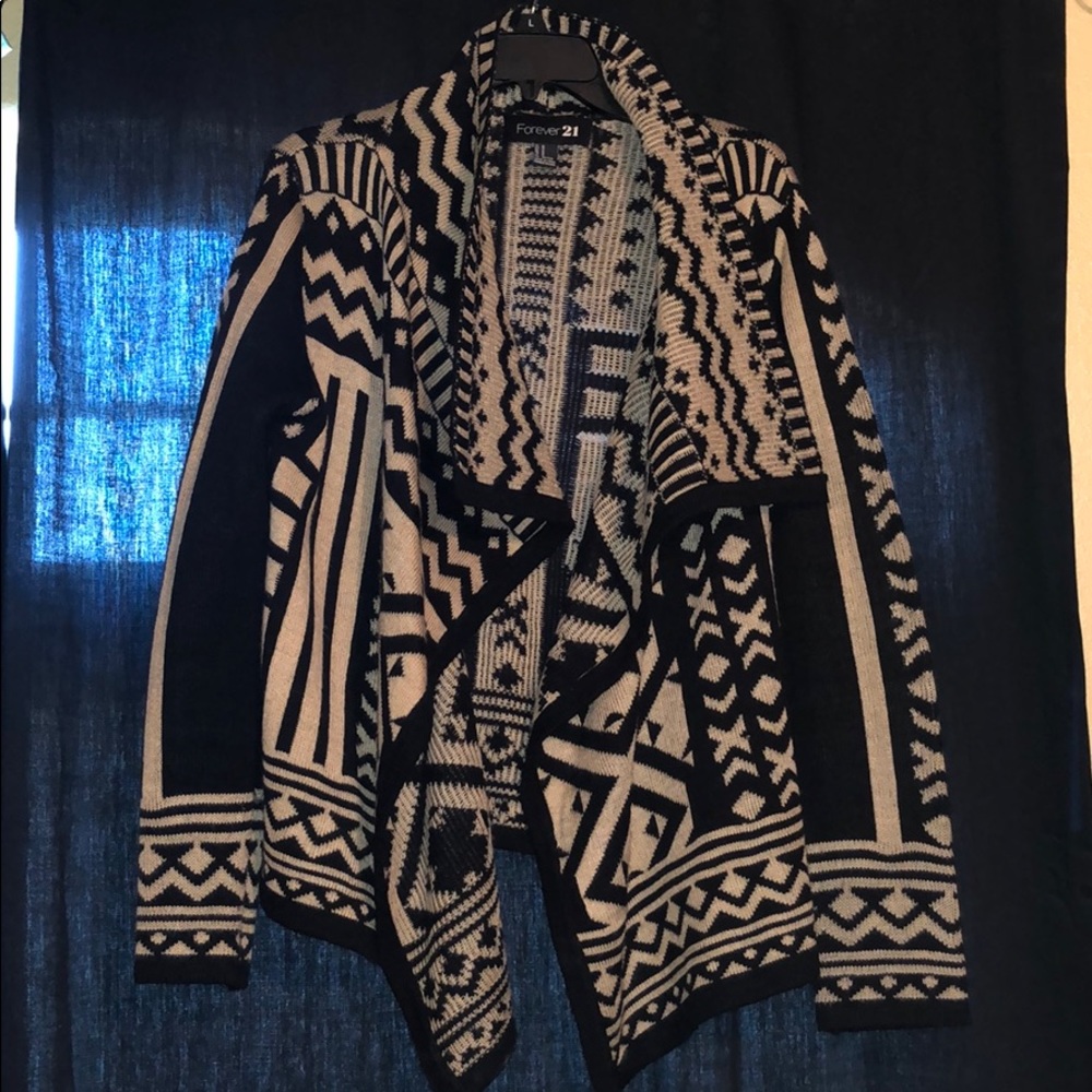 Aztec Print Sweater